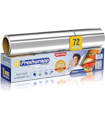 デミリッチ アンパサンド Foil 4枚 Freshwrapp Aluminium containers - 450 ML - 25 Pieces : Amazon.in